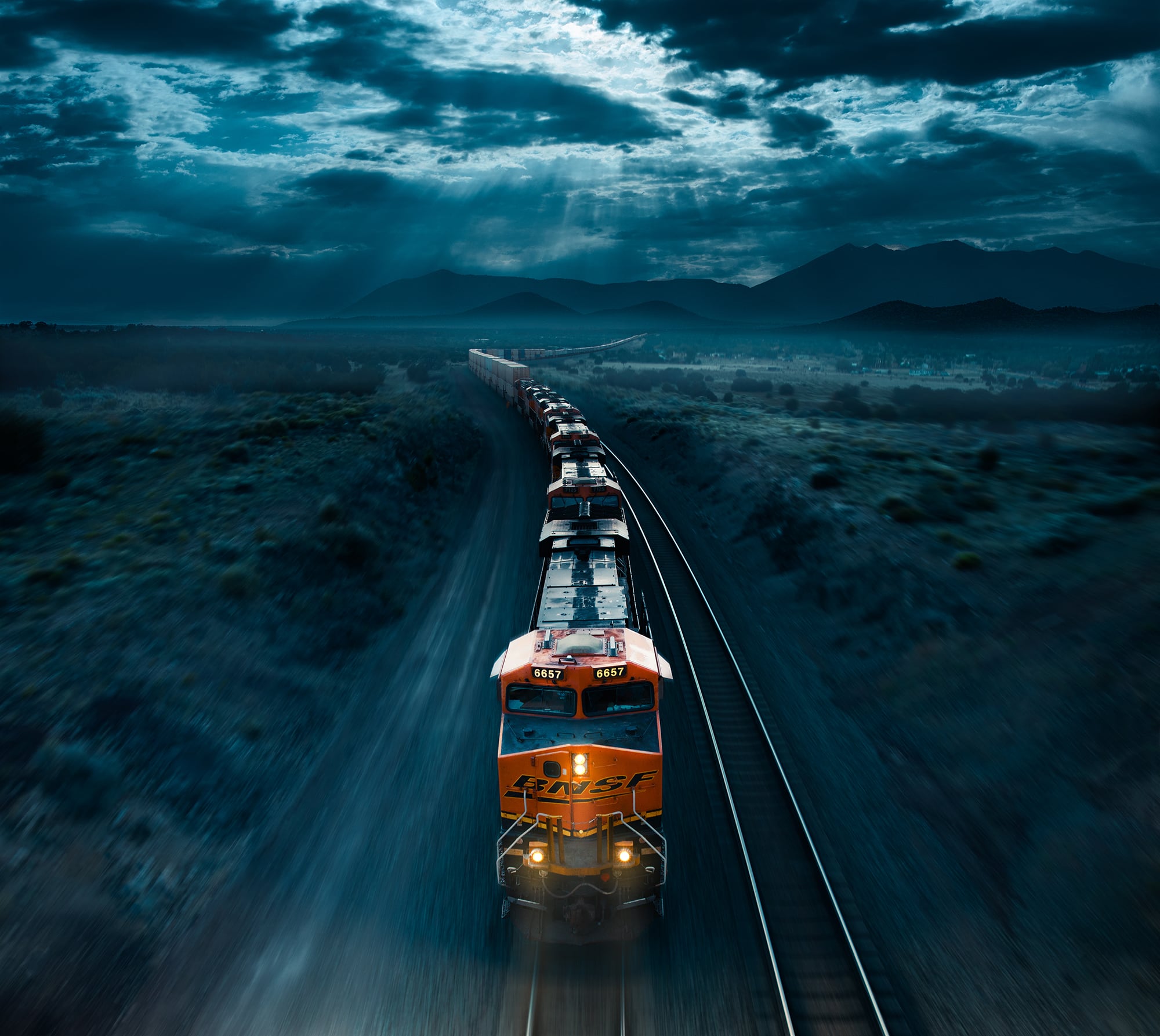 BNSF Freight Train
