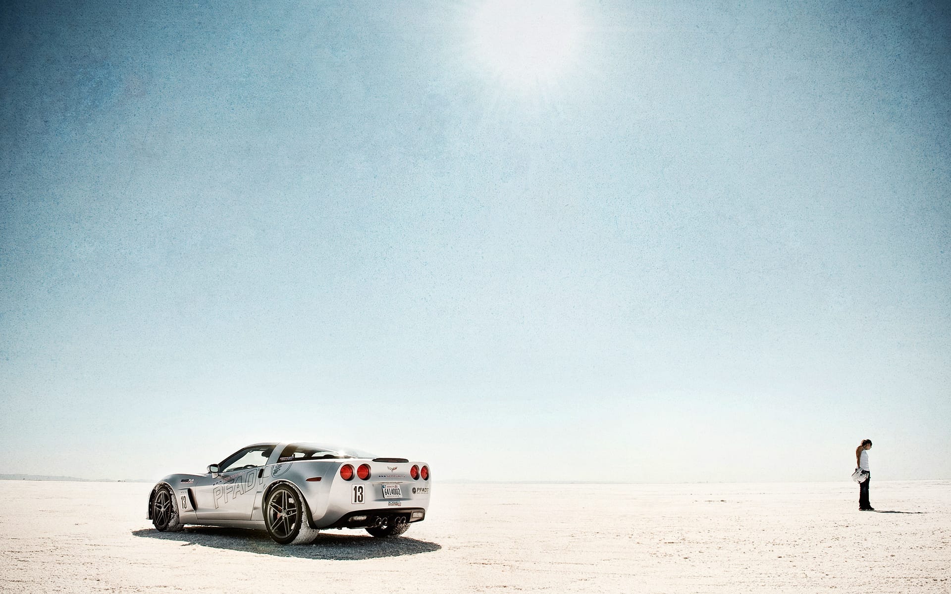 Corvette at Bonneville
