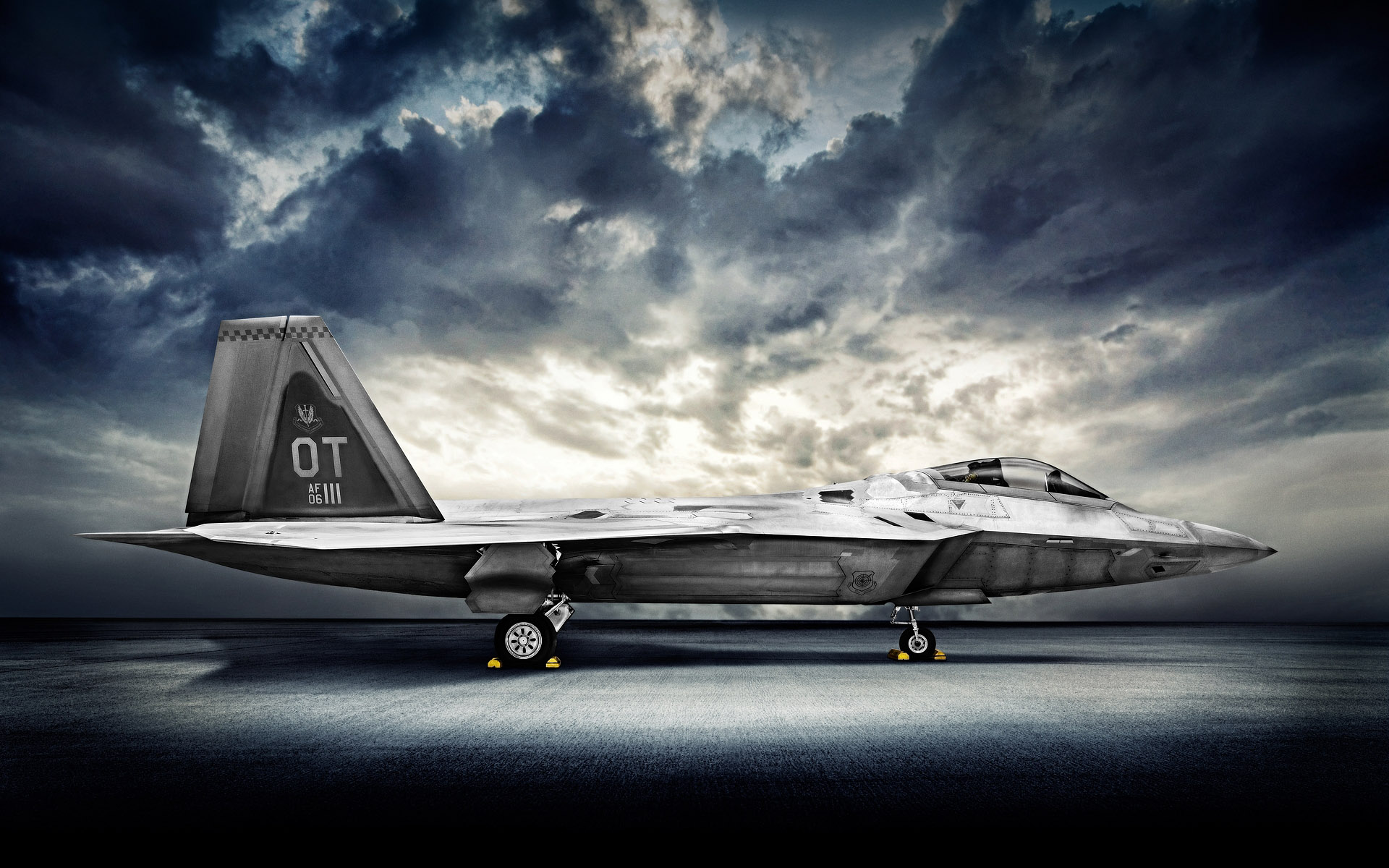 Airplane Photoshoot F22 Raptor