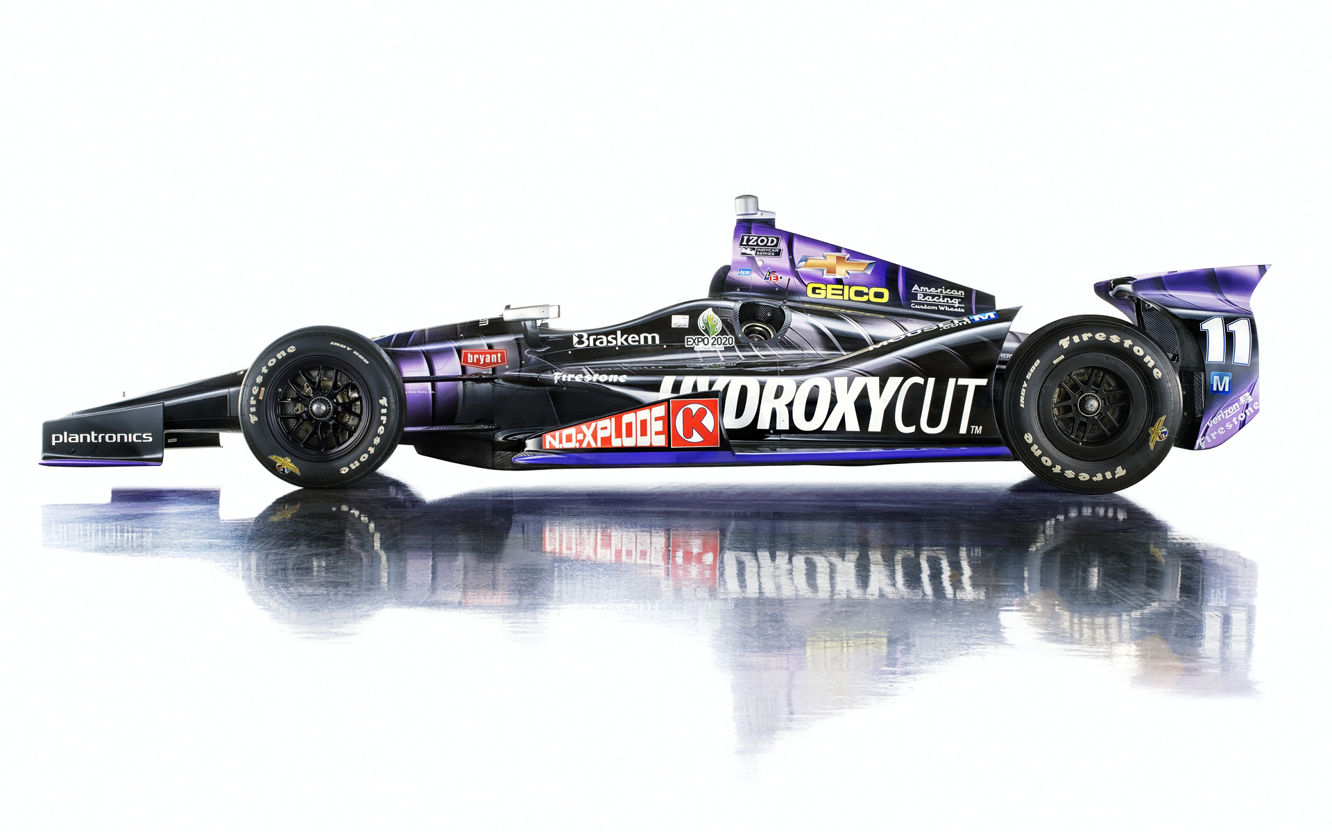 Tony Kanaan Indy 500 winning car